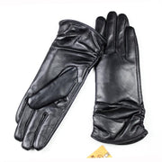 women's retro sheepskin riding gloves, view 8 - MRSLM