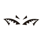 shark mouth car decal, view 4 - MRSLM