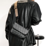 men's plaid shoulder bag, view 24 - MRSLM