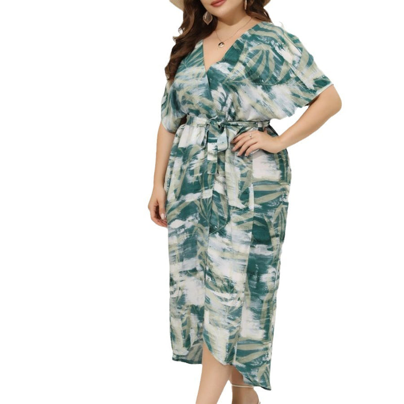 Women's bohemian print shirt dress, view 5 - MRSLM