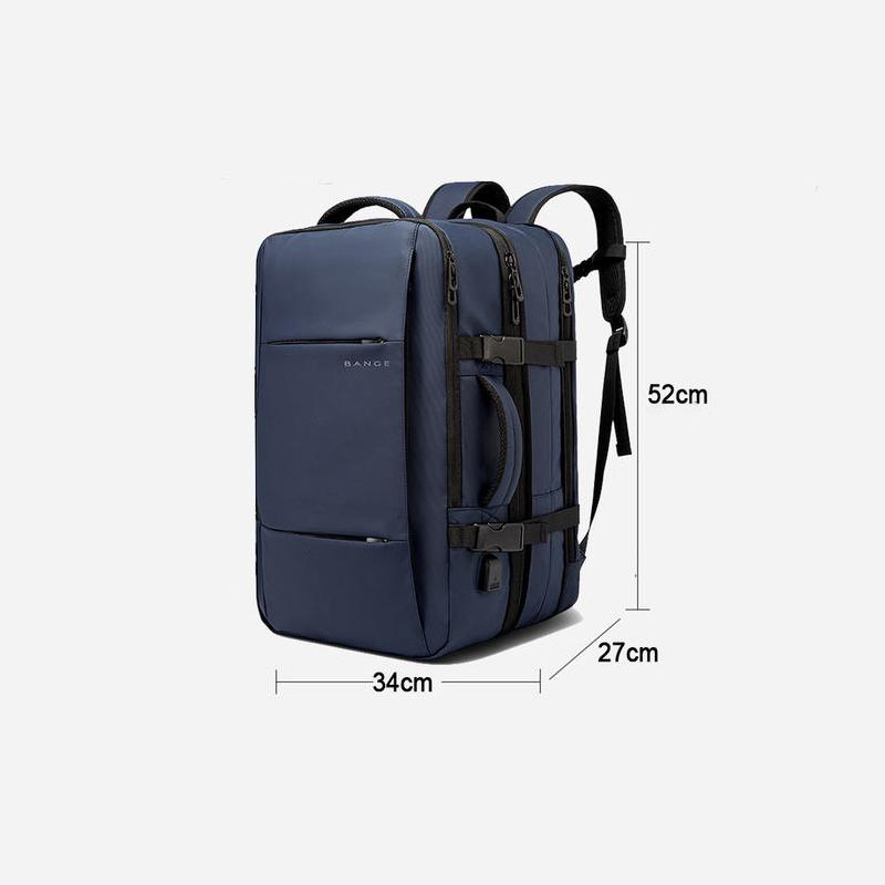 expandable USB travel backpack, view 6 - MRSLM