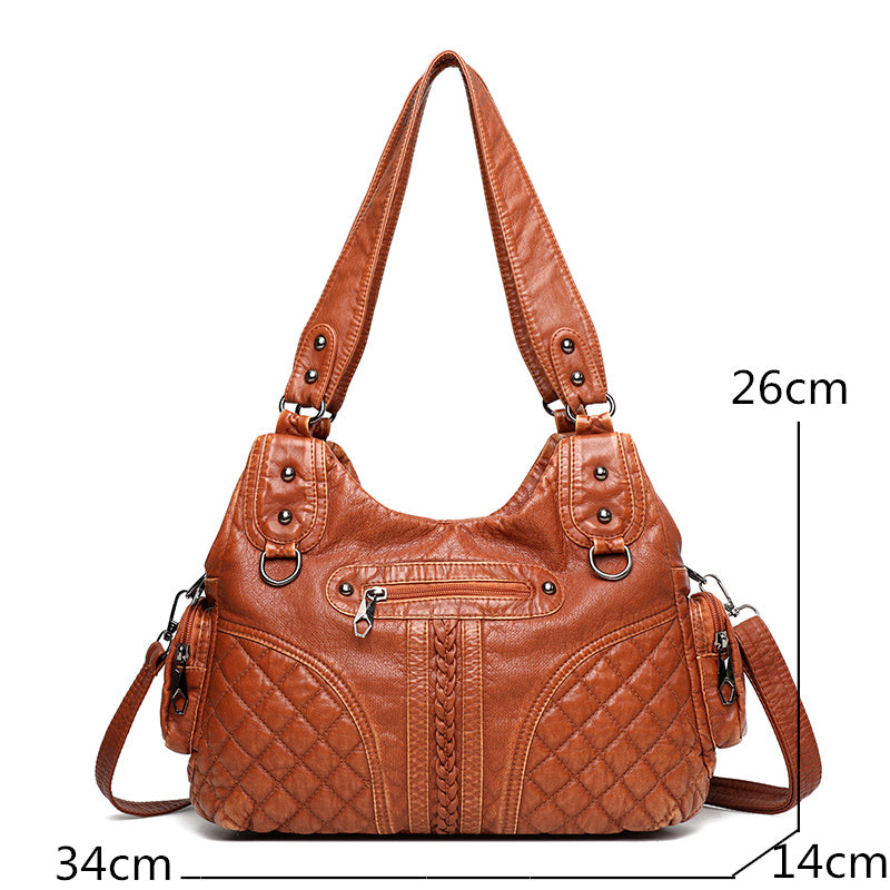 PU leather crossbody bag for women, view 9 - MRSLM