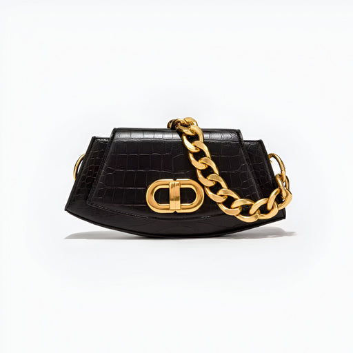 alligator print crossbody shoulder bag - MRSLM