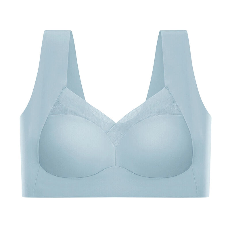 Seamless plus size sports bra, view 5 - MRSLM