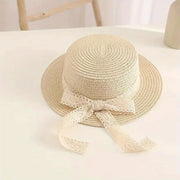 children's princess straw hat, view 3 - MRSLM