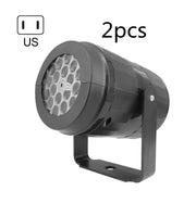 Rotating Christmas snowflake LED projector light, view 13 - MRSLM