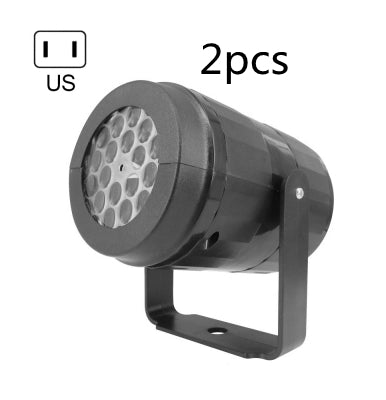 Rotating Christmas snowflake LED projector light, view 13 - MRSLM