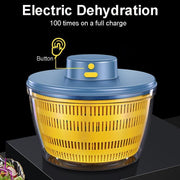 electric vegetable dehydrator salad spinner, view 10 - MRSLM
