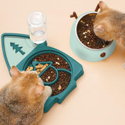 anti-overturning double pet bowl, view 5 - MRSLM