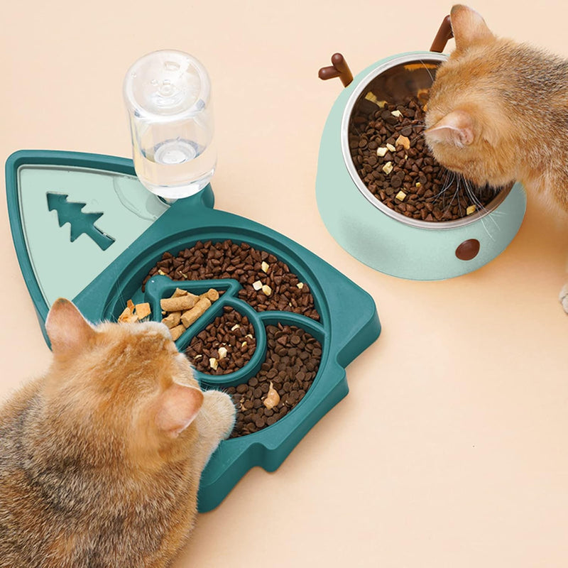 anti-overturning double pet bowl, view 5 - MRSLM