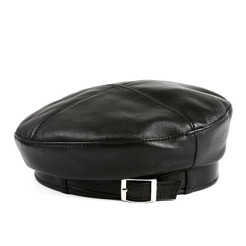 leather beret for women, view 10 - MRSLM