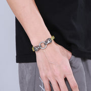 lion head king chain titanium steel bracelet - MRSLM