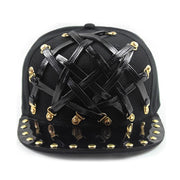 punk hip hop flat-brimmed cap - MRSLM