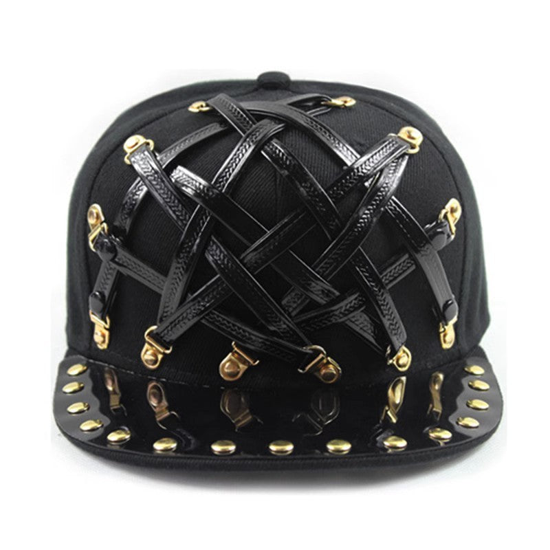punk hip hop flat-brimmed cap - MRSLM