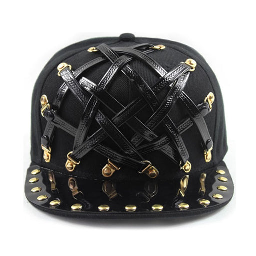 punk hip hop flat-brimmed cap - MRSLM