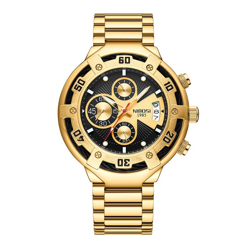 men's multi-function quartz watch, view 2 - MRSLM