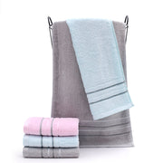 thick striped cotton face and hand towel, view 8 - MRSLM