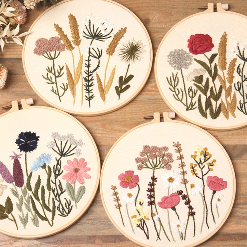 Beginner floral embroidery kit - MRSLM
