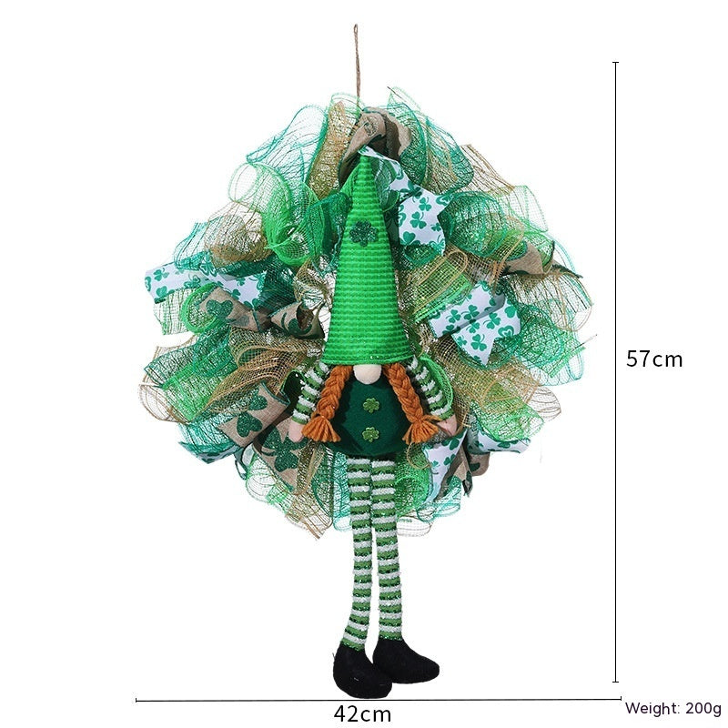 St Patrick doll garland, view 5 - MRSLM