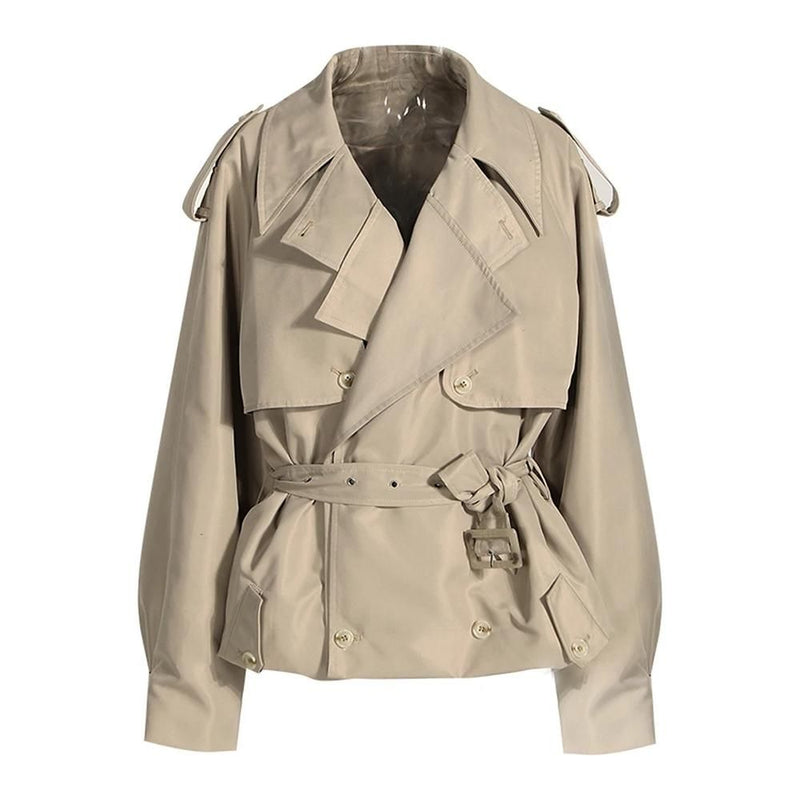 Cotton trench coat, view 2 - MRSLM