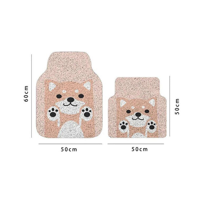 Universal Cartoon Pattern Waterproof Car Floor Mats