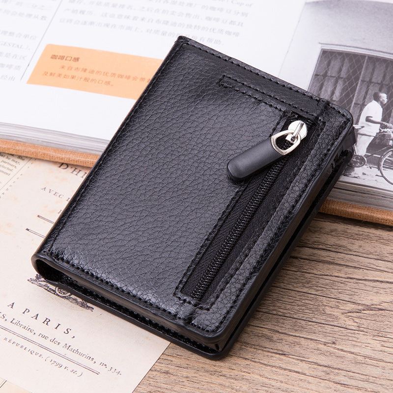 short pu card bag wallet, view 3 - MRSLM