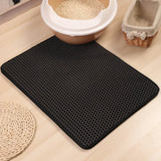 foldable waterproof cat litter mat, view 3 - MRSLM