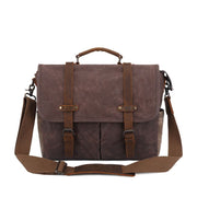 Men's oil wax canvas bag, view 2 - MRSLM