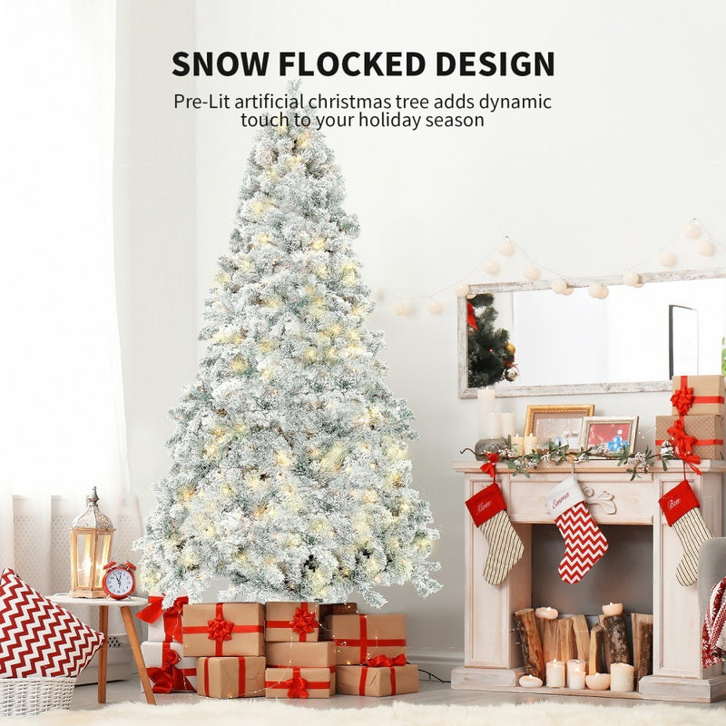 pvc snowfall christmas tree, view 9 - MRSLM