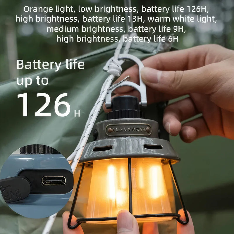 rechargeable portable camping light, view 7 - MRSLM
