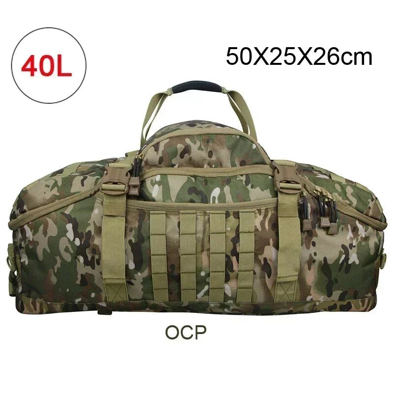 3-in-1 tactical backpack duffle bag, view 8 - MRSLM
