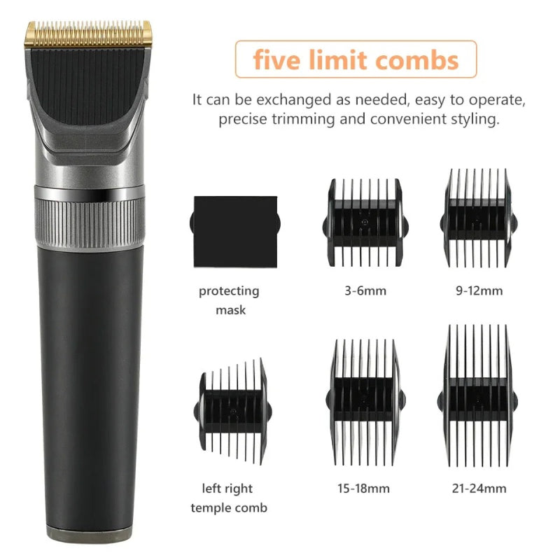 men's hair clippers and trimmers set, view 4 - MRSLM