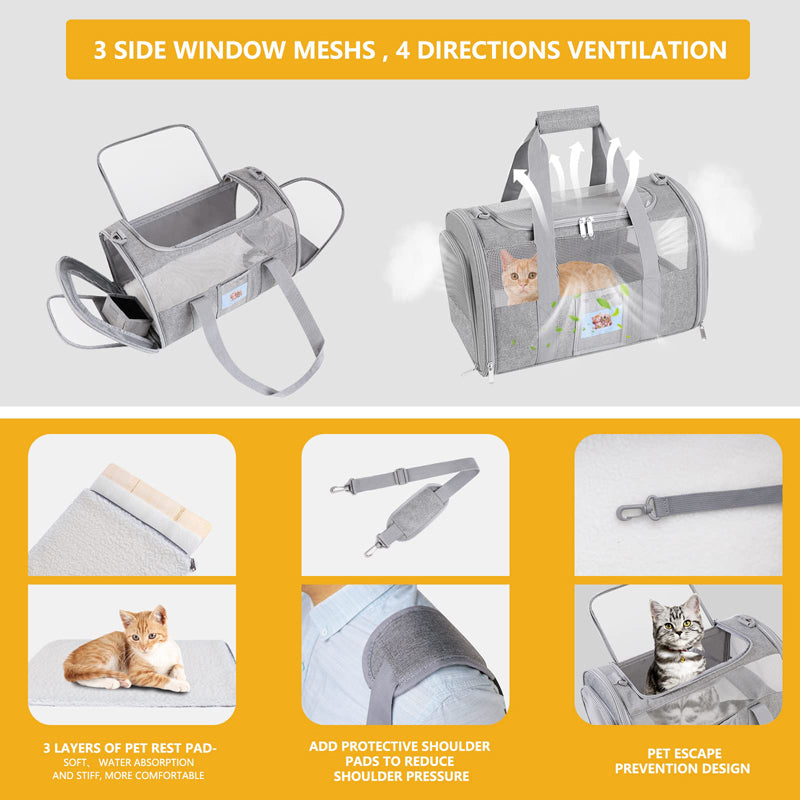dog cat carrier, view 8 - MRSLM