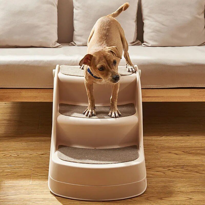 foldable 3-step pet stairs, view 5 - MRSLM