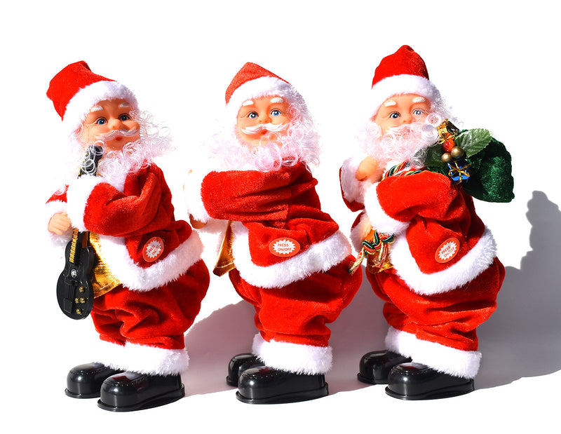 Dancing musical Santa figure, view 3 - MRSLM