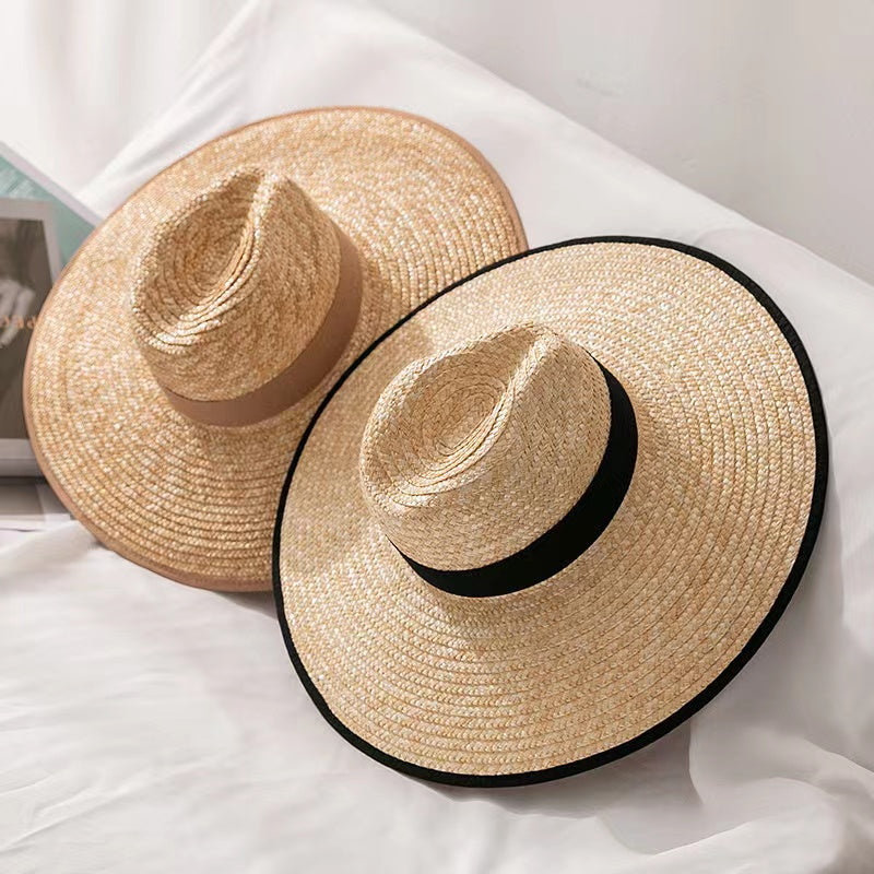 women's wide brim straw sun hat, view 10 - MRSLM