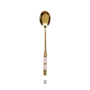 stainless steel dessert spoon, view 3 - MRSLM