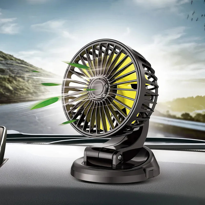 Multi-angle rotatable car cooling fan - MRSLM