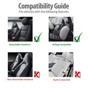universal front car seat covers, view 8 - MRSLM