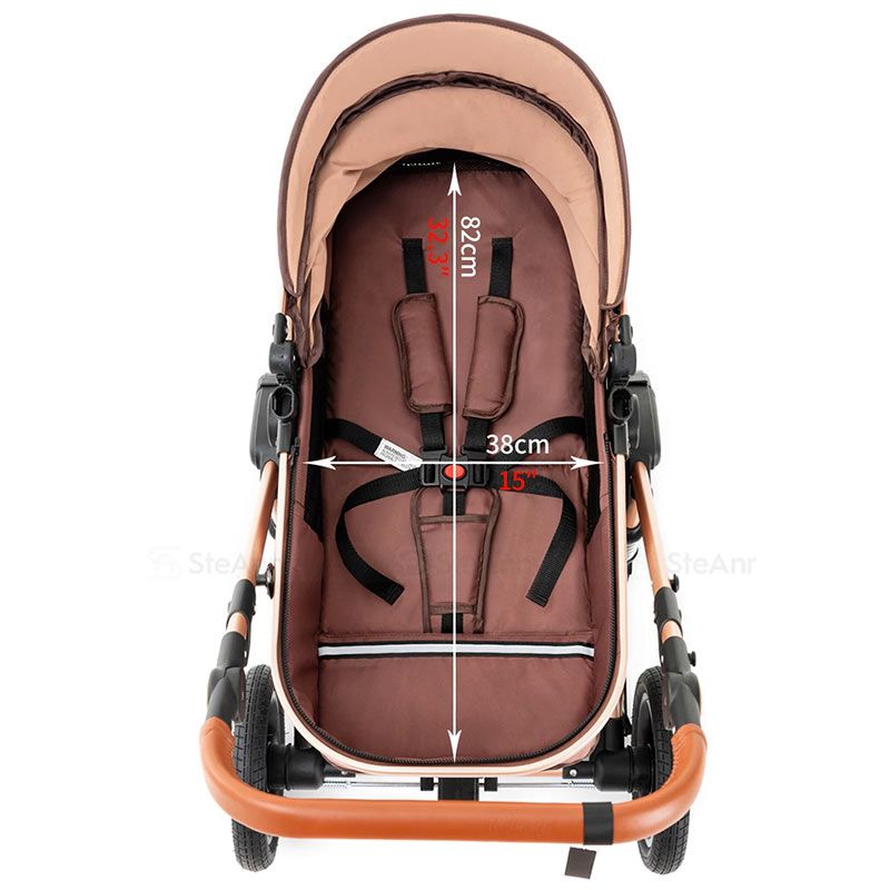 5-in-1 foldable baby stroller, view 4 - MRSLM