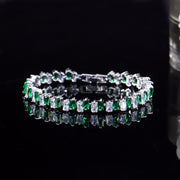 square zircon bracelet, view 5 - MRSLM