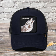 lone wolf baseball cap, view 2 - MRSLM
