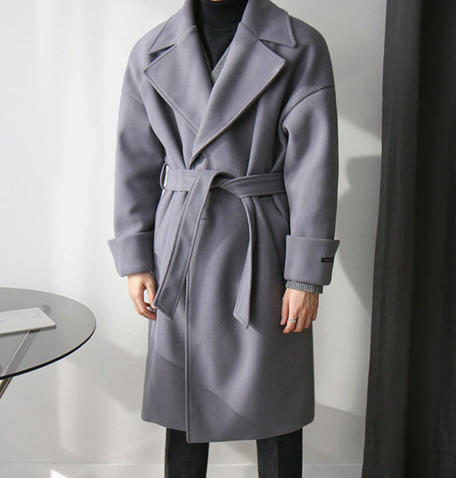 Men's thickened lapel coat - MRSLM