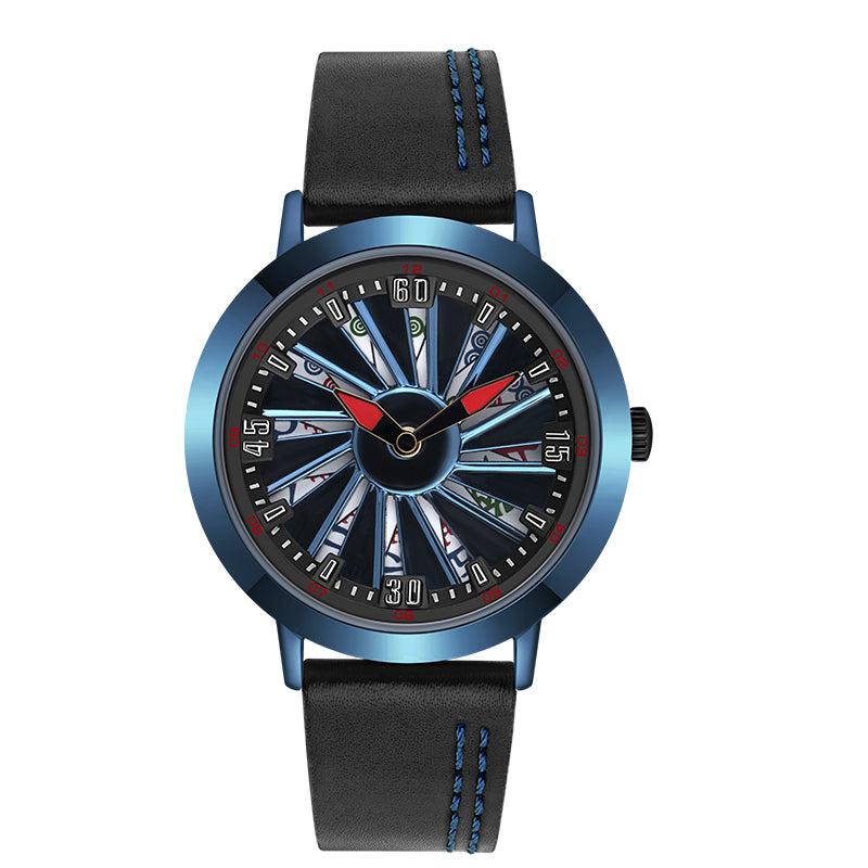 men's large dial quartz watch, view 6 - MRSLM