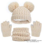 Kids' hat scarf gloves set, view 11 - MRSLM