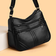 Women's soft textured crossbody bag, view 7 - MRSLM
