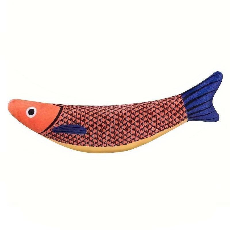 crinkle mackerel cat toy with catnip, view 3 - MRSLM