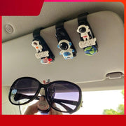 Compact car sun visor organizer with sunglasses holder, view 12 - MRSLM