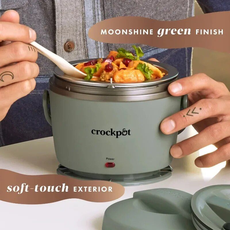 portable electric lunch box food warmer, view 7 - MRSLM