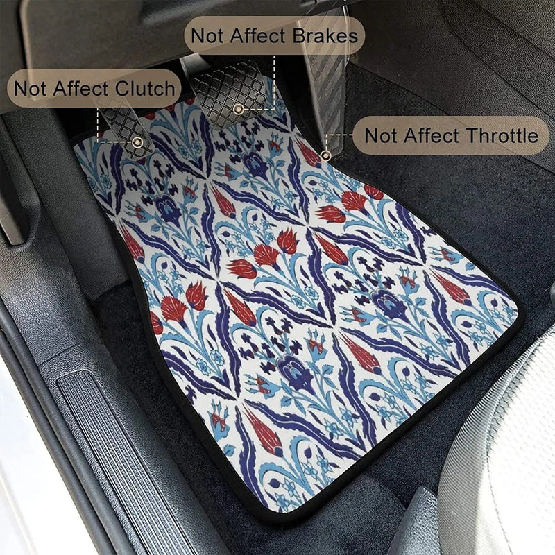 Vintage Persian-Turkish car floor mats, view 4 - MRSLM